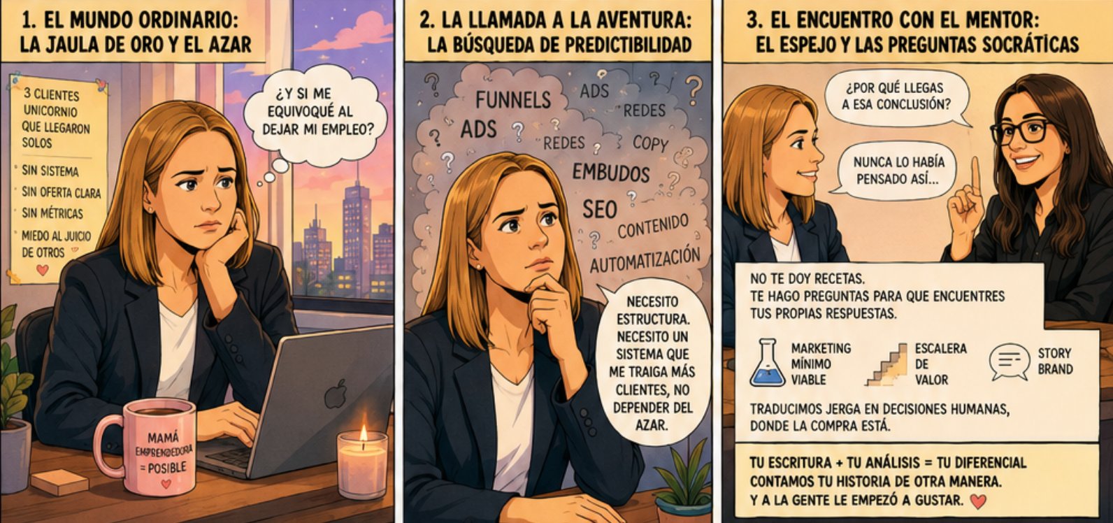 Comic: El mundo ordinario, la llamada a la aventura y el encuentro con el mentor